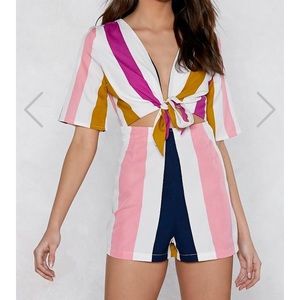 NWT NW Striped Romper